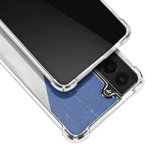 Czech Republic Flag Distressed Galaxy S21 Plus 5G Clear Case
